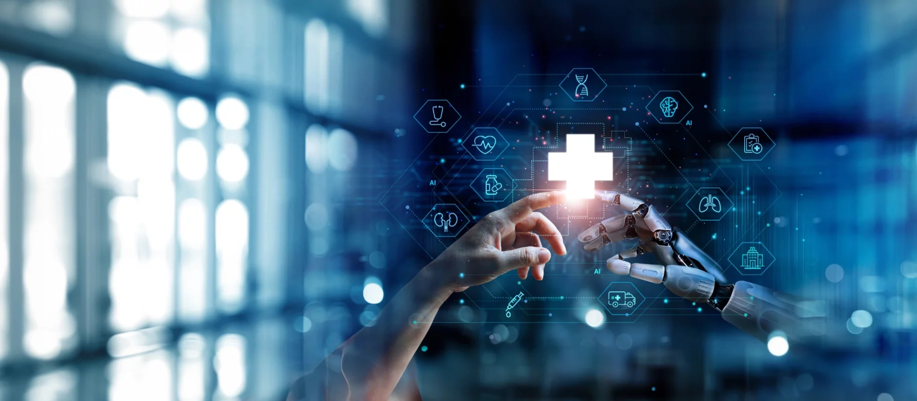 Human and AI collaborating on digital product configuration